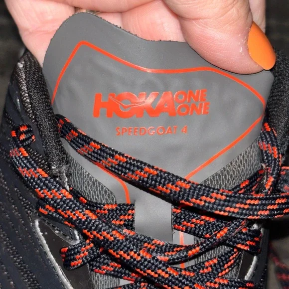Hoka One One Speedgoat 4 trail running shoes Mens SZ 8 - Picture 13 of 14